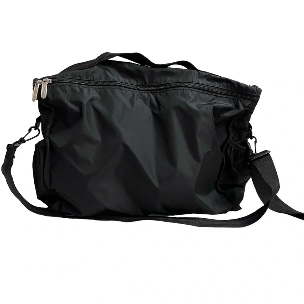 LeSportsac Black Rebecca Convertible Diaper Bag Backpack